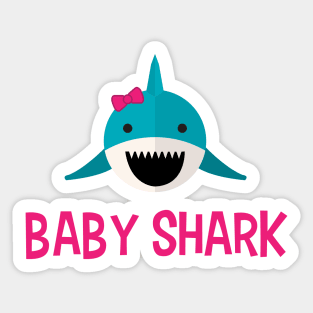 Baby Shark (Pink) Sticker